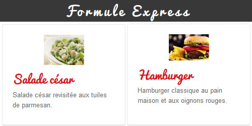 Exemple formule